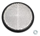 Catarifrangente con vite M5 bianco Ø 60mm confezione da 10 pezzi