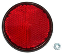 Catarifrangente con vite M5 rosso Ø 60mm confezione da 10 pezzi