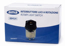 Commutatore luci 12V 4 posizioni con avvisatore acustico dima 22,5mm