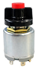 Commutatore luci 12V 4 posizioni con avvisatore acustico dima 40mm