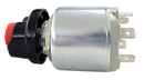 Commutatore luci 12V 4 posizioni con avvisatore acustico dima 40mm