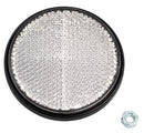 Catarifrangente con vite M5 bianco Ø 80mm confezione da 10 pezzi