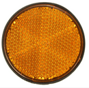 Catarifrangente con vite M5 arancione Ø 80mm confezione da 10 pezzi