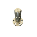 Albero scanalato per pompe con profilo 1”3/8 Z6 e flangia Ø 70mm