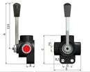 Deviatore di flusso a 3 vie 3/4"