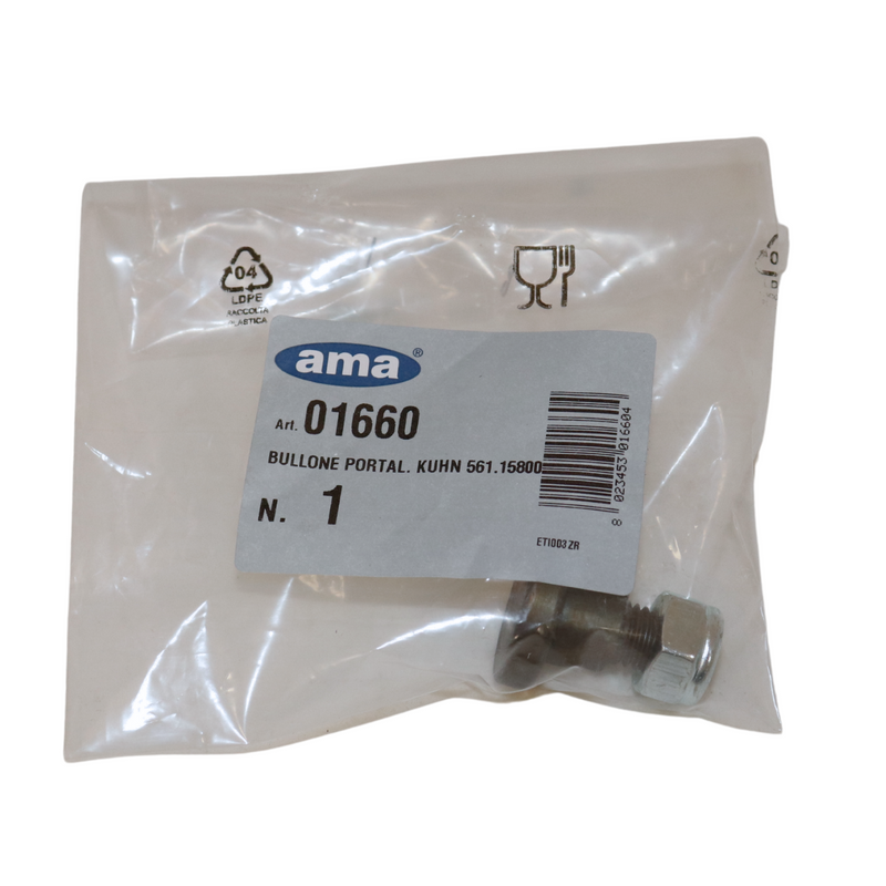 Bullone portalama adattabile Kuhn 561,15800 M12 confezione da 5 pezzi