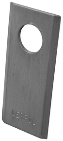 Coltello per falciatrice lunghezza 90mm larghezza 40mm confezione da 15 pezzi