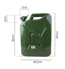 Tanica per carburante in metallo da 20L omologata TUV