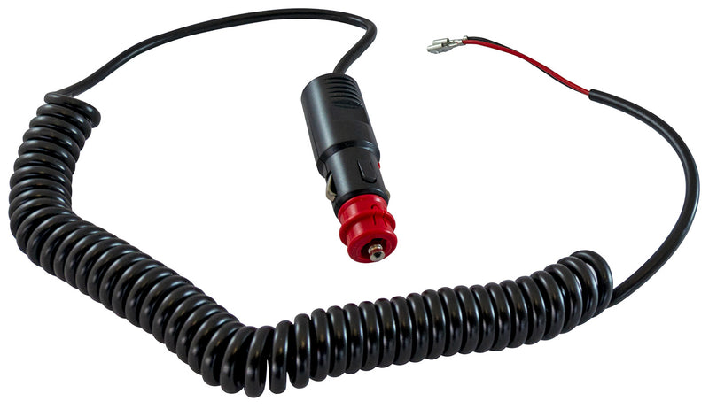 Cavo spiralato con spina accendisigari 45cm