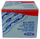 Filtro nafta e gasolio adattabile al riferimento originale Fiat 1909100 CAV basso 296