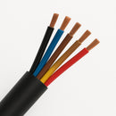 Cavo elettrico multipolare 5X1,00mm² - H05VV-F lunghezza di 50 metri