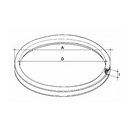 Ralla di sterzo a sfera Ø 400mm portata carico 750kg