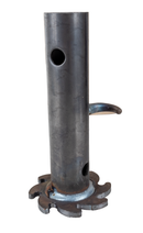 Verricello destro per rimorchi ø 42mm