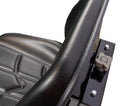 Sedile 3 in sky nero con sospensione meccanica
