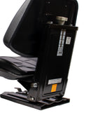 Sedile 3 in sky nero con sospensione meccanica