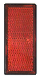 Catarifrangente adesivo rosso 105x48mm confezione da 10 pezzi