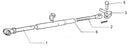 Tirante filettato M27x3 per stabilizzatori adattabile al riferimento originale Fiat 5103856