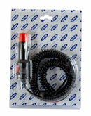 Cavo spiralato con spina agricola on/off 3,5m