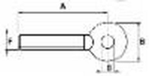 Tirante Ama con filettatura M18x2,5 e asola sx