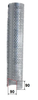 Griglia antiscottatura marmitta Ø 130mm altezza 830mm