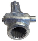 Riduzione per presa di forza con pulsante e proifilo esteno 1"3/8 con 6 scanalature profilo interno 1"3/8 Z21 e lunghezza 150mm