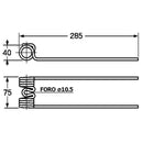Dente Ranghinatore L 285 Filo 5,8 Fort F3/67, Ima la Rocca confezione da 5 pezzi