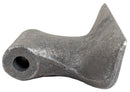 Mazza trincia larghezza 180mm lunghezza 100mm attacco 70mm e foro Ø 17mm adattabile a originale Ferri