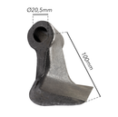 Mazza trincia larghezza 150mm lunghezza 100mm attacco 55mm e foro Ø 20,5mm