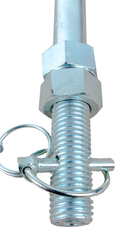 Perno traino a sfera zincato ø22x190mm
