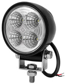 Faro da lavoro 4 LED rotondo ad ampio raggio 12W IP67
