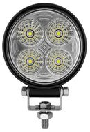 Faro da lavoro 4 LED rotondo ad ampio raggio 12W IP67