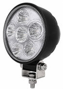 Faro da lavoro 6 LED rotondo ad ampio raggio 18W IP67