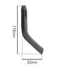 Coltello per trincia a Y altezza 55mm lunghezza 118mm confezione da 3 pezzi
