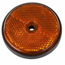 Catarifrangente con foro arancione Ø 60mm confezione da 10 pezzi