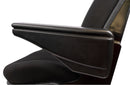 Sedile Top in tessuto nero completo di sospensione meccanica e guide