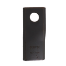 Coltello per falciatrice sx lunghezza 107mm foro Ø 18,2mm confezione da 10 pezzi