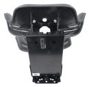 Sedile avvolgente con molleggio in sky nero larghezza 590mm