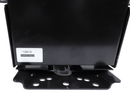 Sedile avvolgente con molleggio in sky nero larghezza 590mm