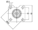 Colonnetta per idroguida lunghezza 389mm
