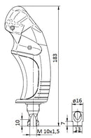 Impugnatura ergonomica a 2 pulsanti IP67