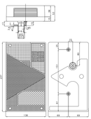 Fanale posteriore alogeno sinistro 5 funzioni 235x135mm confezione da 2 pezzi