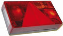 Fanale posteriore alogeno destro 6 funzioni 235x135mm