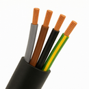 Cavo elettrico multipolare a bassa tensione isolato in PVC 4x1,00 mm² - H05VV-F