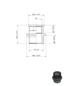 RIDUZIONE M-F 1"1/4-1" confezione da 25 pezzi