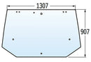 Cristallo parabrezza posteriore adattabile al riferimento originale Fiat/Ford 51780304 e New Holland 82016997