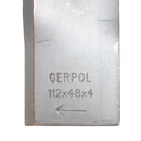 Coltello Dx Piegato 112x48mm Foro Ø 19mm Krone 1398890 confezione da 10 pezzi