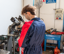 Tuta da lavoro bicolore leggera taglia L