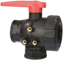 VALV.SFERA 3V 1"1/4 FLU.CON.