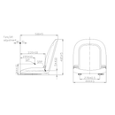 Sedile garden serie Movi senza braccioli