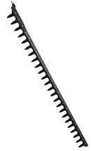 Dentiera 14 denti lunghezza 2,05 mt adattabile a Gaspardo FBR 13013770